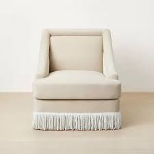 Picture of Alberhill Velvet Accent Chair with Fringe