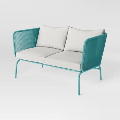 Picture of Fisher Patio Loveseat - Blue-Green