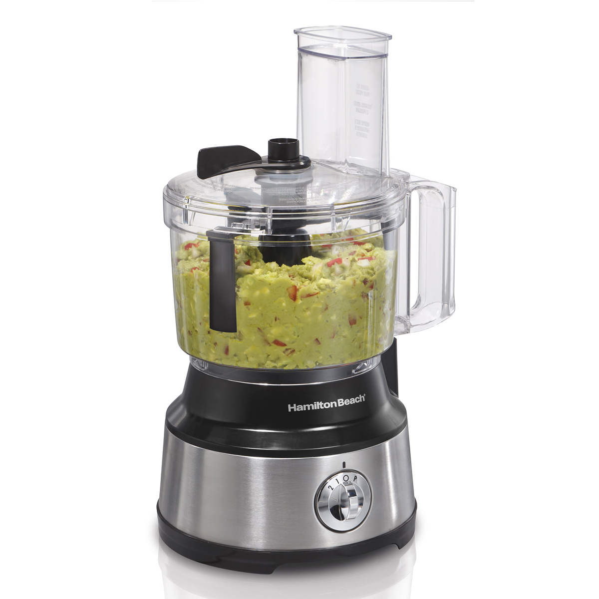 Picture of 10-Cup Food Processor with Bowl Scraper, Black & Stainless