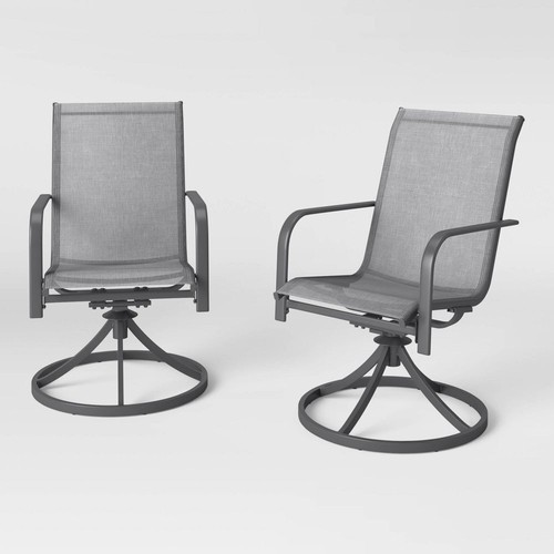 Picture of 2pk Sling Swivel Patio Chairs, Outdoor Furniture - Room Essentials