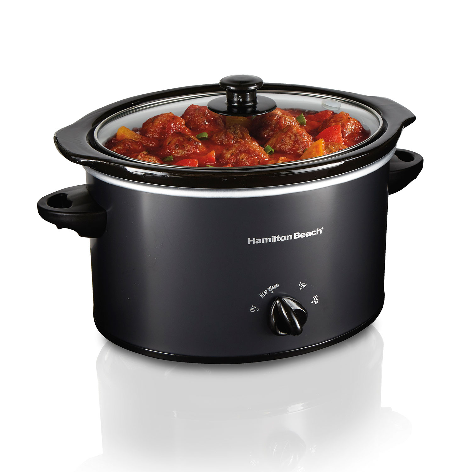 Picture of 3 Quart Slow Cooker, Matte Black